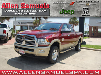 ram 2500 2012 dk  red laramie longhorn diesel 6 cylinders 4 wheel drive automatic with overdrive 77642