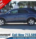 chevrolet equinox 2013 blue suv lt gasoline 4 cylinders front wheel drive automatic 77503