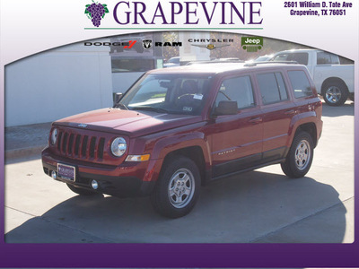 jeep patriot 2013 red suv sport gasoline 4 cylinders front wheel drive automatic 76051