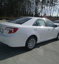 toyota camry 2012 white sedan le gasoline 4 cylinders front wheel drive automatic 75569