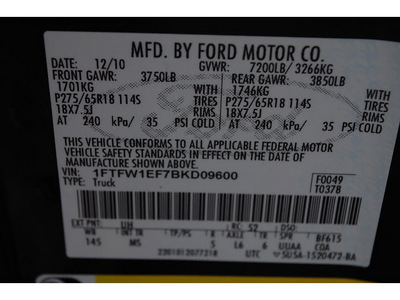 ford f 150 2011 black xlt flex fuel 8 cylinders 4 wheel drive automatic 77090