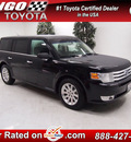 ford flex 2010 black suv sel gasoline 6 cylinders front wheel drive automatic 91731