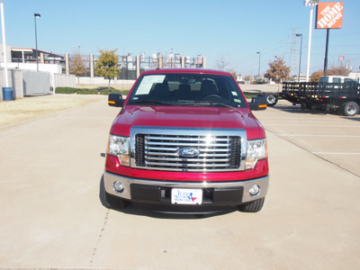 ford f 150 2011 red xlt flex fuel 6 cylinders 2 wheel drive automatic 76108