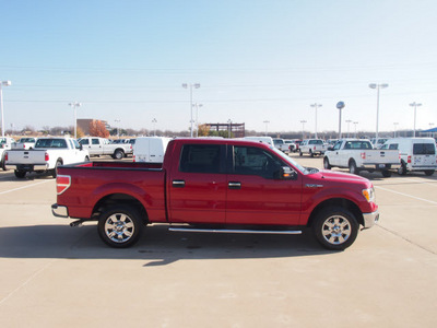 ford f 150 2011 red xlt flex fuel 6 cylinders 2 wheel drive automatic 76108