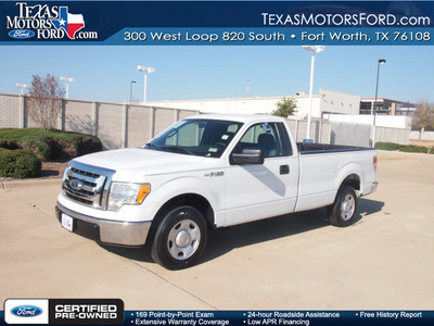 ford f 150 2009 white xl gasoline 8 cylinders 2 wheel drive automatic with overdrive 76108