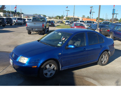 volkswagen jetta 2001 blue sedan gls gasoline 4 cylinders front wheel drive automatic 77090