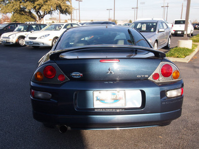 mitsubishi eclipse 2004 blue hatchback gts gasoline 6 cylinders front wheel drive automatic 75075