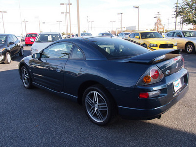 mitsubishi eclipse 2004 blue hatchback gts gasoline 6 cylinders front wheel drive automatic 75075