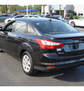 ford focus 2012 black sedan se flex fuel 4 cylinders front wheel drive not specified 78501