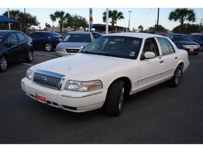 mercury grand marquis 2007 white sedan gs flex fuel 8 cylinders rear wheel drive automatic 78501