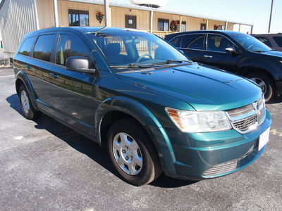 dodge journey 2009 dk  green suv se gasoline 4 cylinders front wheel drive automatic 77581