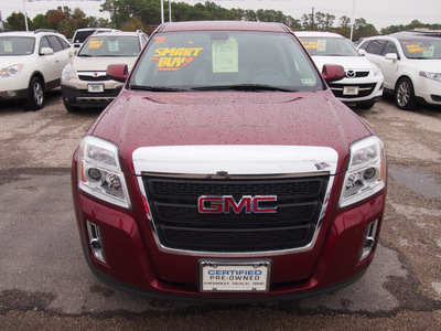 gmc terrain 2011 red suv sle 1 gasoline 4 cylinders front wheel drive 6 speed automatic 77539
