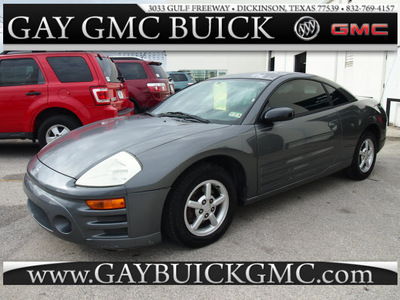 mitsubishi eclipse 2003 silver hatchback rs gasoline 4 cylinders sohc front wheel drive automatic 77539