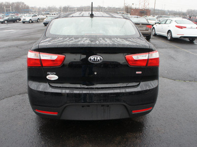 kia rio 2013 aurora black sedan lx gasoline 4 cylinders front wheel drive automatic 19153