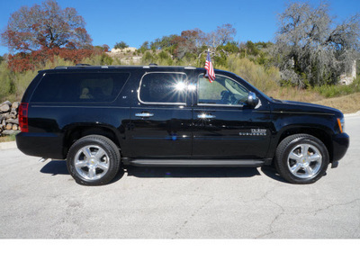 chevrolet suburban 2013 black suv lt tx ed  flex fuel v8 2 wheel drive automatic 78028