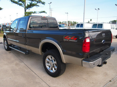ford f 350 super duty 2009 dk  gray lariat diesel 8 cylinders 4 wheel drive automatic 77539