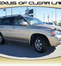 toyota highlander 2005 gold suv gasoline 6 cylinders all whee drive not specified 77546