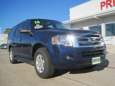 ford expedition 2010 dk  blue suv xlt flex fuel 8 cylinders 2 wheel drive automatic 77301