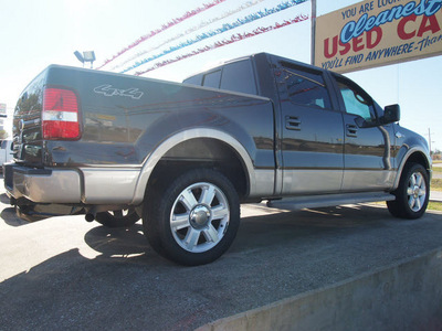 ford f 150 2007 dk  green king ranch flex fuel 8 cylinders 4 wheel drive automatic with overdrive 77340