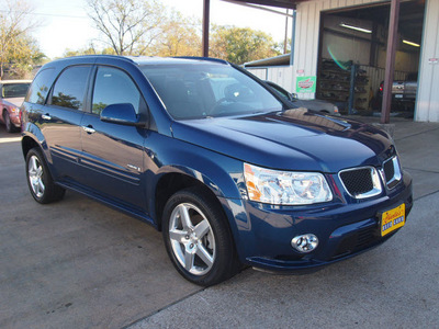 pontiac torrent 2009 blue suv gxp gasoline 6 cylinders front wheel drive automatic with overdrive 77340