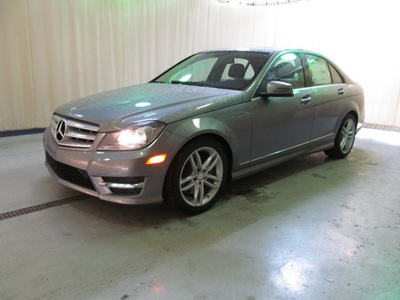 mercedes benz c class 2013 gray sedan c300 4matic sport gasoline 6 cylinders all whee drive automatic 44883