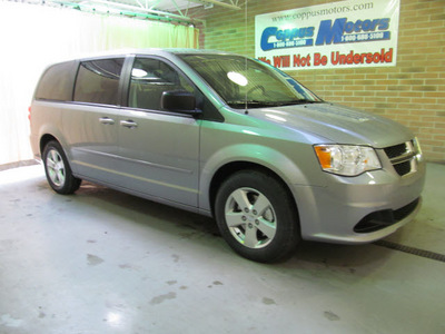 dodge grand caravan 2013 silver van se flex fuel 6 cylinders front wheel drive automatic 44883