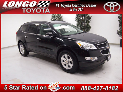 chevrolet traverse 2011 black lt gasoline 6 cylinders all whee drive automatic 91731