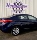 hyundai elantra 2011 indigo blue sedan gasoline 4 cylinders front wheel drive automatic 80905