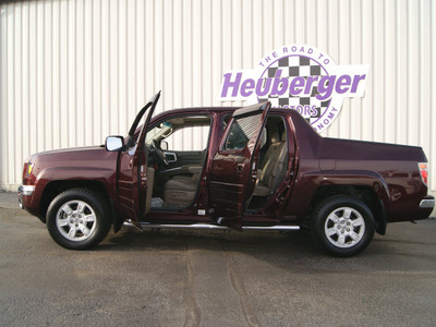 honda ridgeline 2007 dark cherry pickup truck rtl gasoline 6 cylinders all whee drive automatic 80905