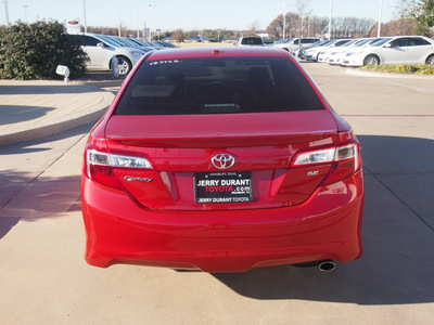toyota camry 2012 red sedan se sport limited edition gasoline 4 cylinders front wheel drive automatic 76049