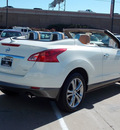 nissan murano crosscabriolet 2011 white gasoline 6 cylinders all whee drive automatic 77477