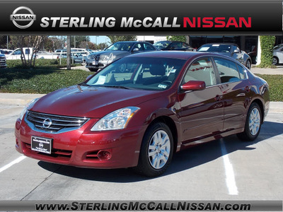 nissan altima 2011 dk  red sedan 2 5 s gasoline 4 cylinders front wheel drive shiftable automatic 77477