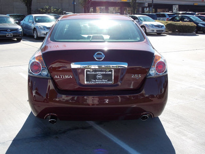 nissan altima 2011 dk  red sedan 2 5 s gasoline 4 cylinders front wheel drive shiftable automatic 77477