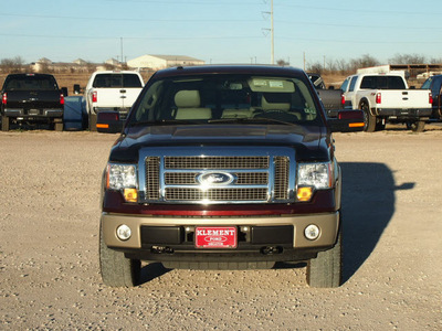 ford f 150 2010 dk  red lariat 8 cylinders automatic 76234