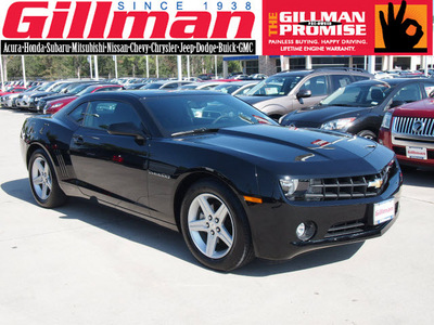 chevrolet camaro 2012 black coupe 1lt 6 cylinders 6 speed automatic 77090