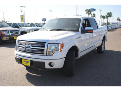 ford f 150 2010 white platinum flex fuel 8 cylinders 4 wheel drive automatic 78572