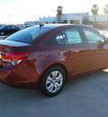 chevrolet cruze 2013 brown sedan ls auto gasoline 4 cylinders front wheel drive automatic 78155