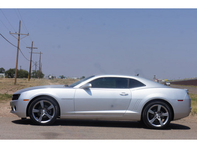 chevrolet camaro 2010 silver coupe lt gasoline 6 cylinders rear wheel drive automatic 79119