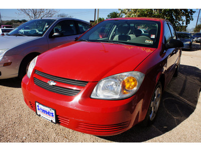 chevrolet cobalt 2007 red sedan ls gasoline 4 cylinders front wheel drive automatic 78748