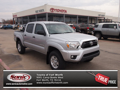 toyota tacoma 2013 silver prerunner gasoline 6 cylinders 2 wheel drive automatic 76116
