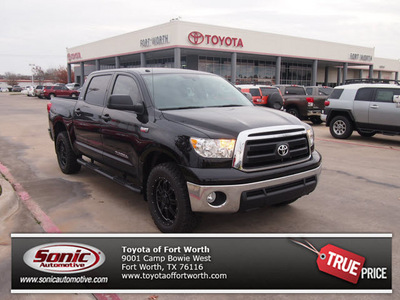 toyota tundra 2013 black sr5 flex fuel 8 cylinders 4 wheel drive automatic 76116