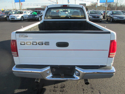 dodge dakota 2000 white pickup truck slt gasoline v8 rear wheel drive manual 62863