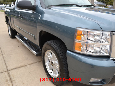 chevrolet silverado 1500 2011 blue lt flex fuel 8 cylinders 4 wheel drive automatic 76051