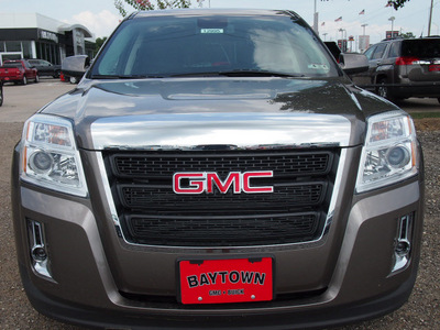 gmc terrain 2012 brown suv sle 1 gasoline 4 cylinders front wheel drive automatic 77521
