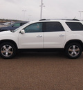 gmc acadia 2012 white suv slt 1 gasoline 6 cylinders front wheel drive automatic with overdrive 77859
