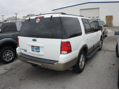 ford expedition 2003 white suv eddie bauer gasoline 8 cylinders sohc rear wheel drive automatic 75062