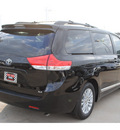 toyota sienna 2013 black van xle 8 passenger gasoline 6 cylinders front wheel drive automatic 77469