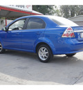 chevrolet aveo 2011 blue sedan lt gasoline 4 cylinders front wheel drive automatic 78520