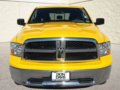 dodge ram 1500 2009 yellow slt gasoline 8 cylinders 2 wheel drive automatic 76011