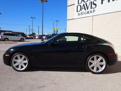 chrysler crossfire 2006 black coupe gasoline 6 cylinders rear wheel drive 6 speed manual 76011